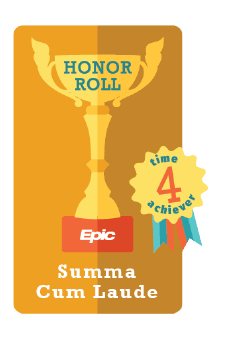 Epic honor roll, summa cum laude